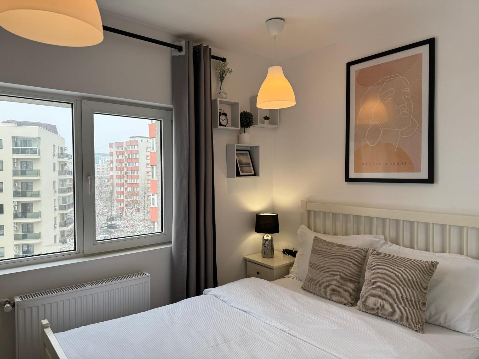 Evan Cozy Flat With Balcony & Parking, 13 September Bucharest Exterior photo