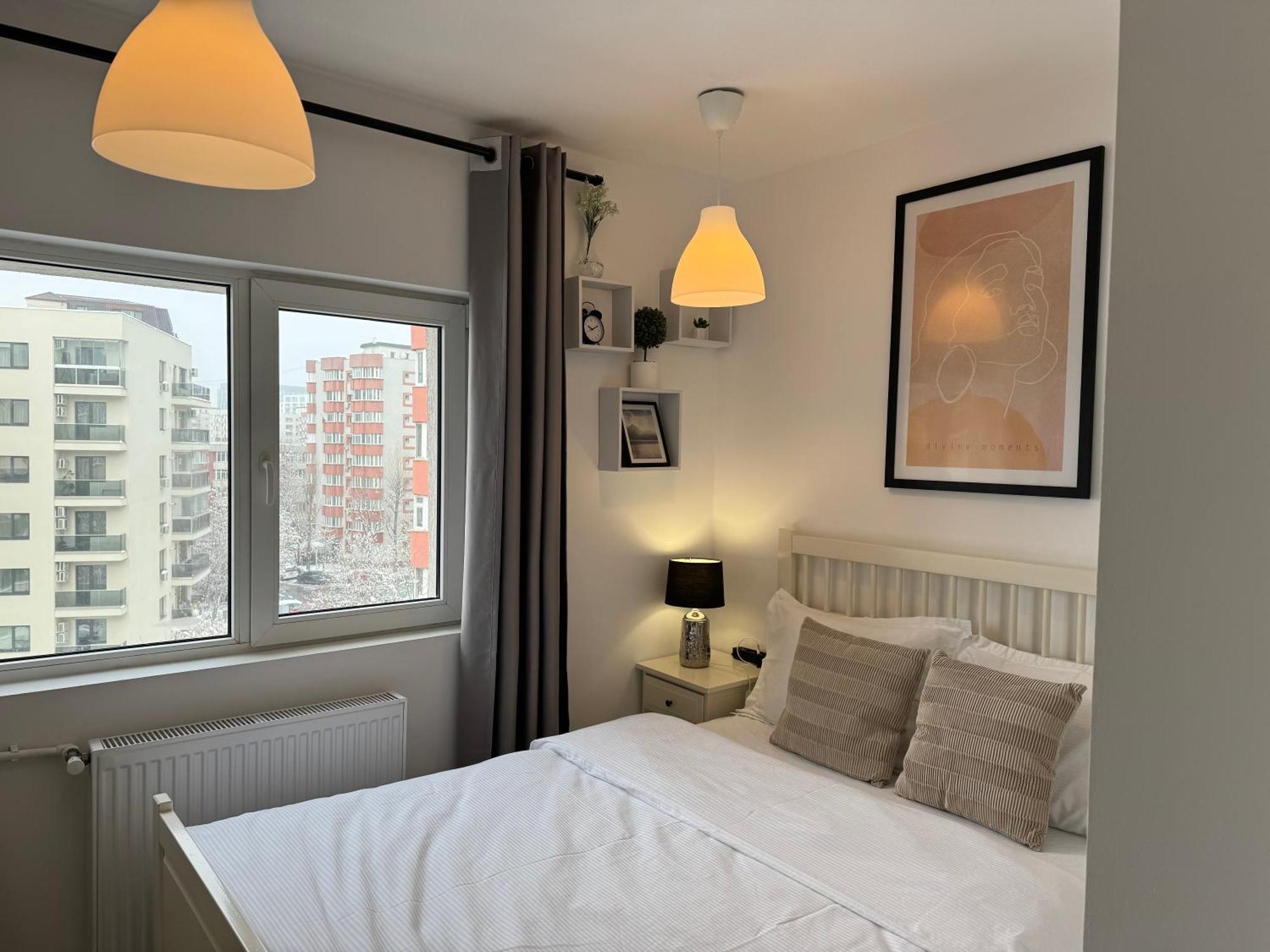 Evan Cozy Flat With Balcony & Parking, 13 September Bucharest Exterior photo