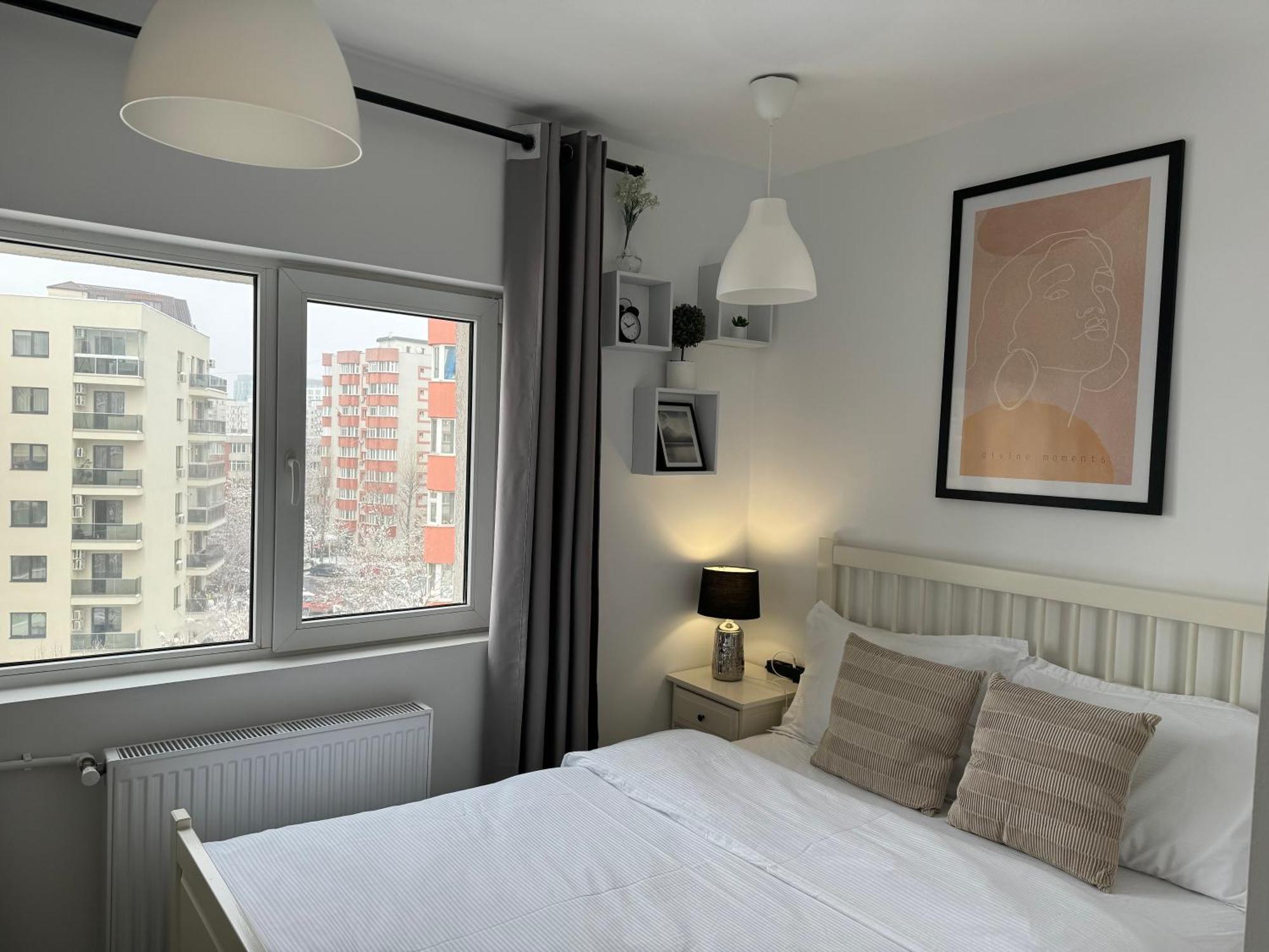 Evan Cozy Flat With Balcony & Parking, 13 September Bucharest Exterior photo